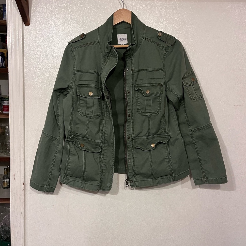 Kensie Olive Green Jacket- Medium
